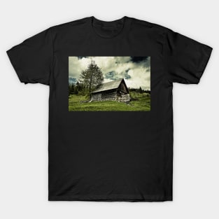 Old barn and moody sky T-Shirt